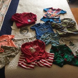 8 matching pj sets for boys sz 2T